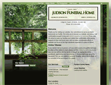 Tablet Screenshot of judsonfuneralhome.ca